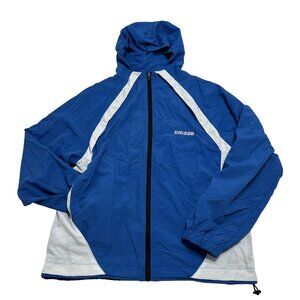 Image Hooded Track Jacket in Blue